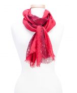 Red Sequin Scarf