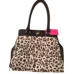 Cheetah Fringe Tote Handbag