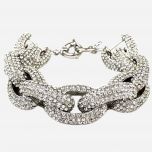 Rhinestone Chunky Bracelet