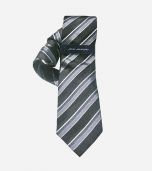 black sobe stripe silk men's tie-01.jpg
