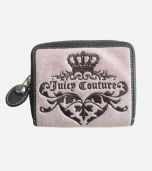 Espresso Brown Leather Zip Around Wallet