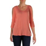 Orange Off-Shoulder Top