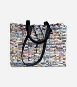 Paper In the News Brazil Handbag