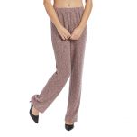 Pink & Black Bouclé Trouser Pants
