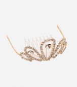 Tiara Rhinestone Crown Bridal Hair Comb