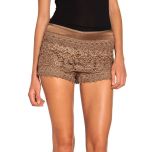 Tan Crochet Shorts