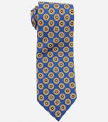 Baekgaard Riviera Blue Silk Classic Neck Tie
