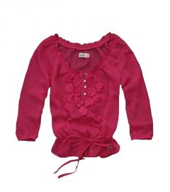 Hollister Red Blouse
