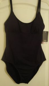 Black One-Piece Swimsuit