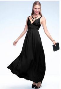 Black Silk Gown