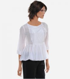 White Chiffon Top