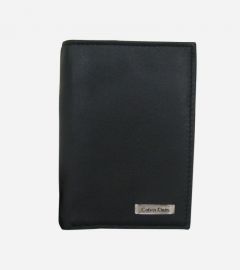 Black Leather Trifold Wallet