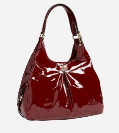 Madison Red wine Maggie Patent Leather  Bag