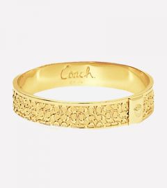 Signature Gold Bangle Bracelet