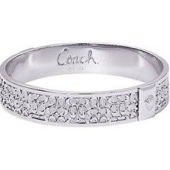 Signature Silver Bangle Bracelet