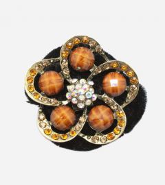 Crystal beads Hair Tie Band