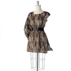 Feather Asymmetrical Tunic