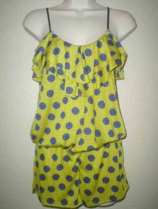 Polka Dot Shorts Cover Up