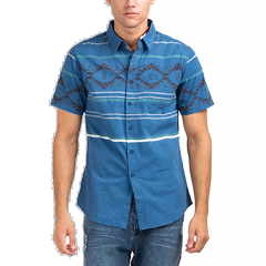 Dark Royal Blue Colony Button-Up