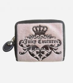 Espresso Brown Leather Zip Around Wallet