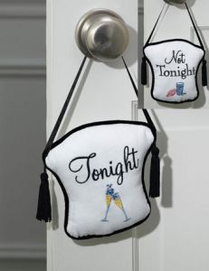 Just Married Do Not Disturb Door Knob Hanger