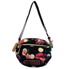 Pink & Black Mini Crossbody Handbag