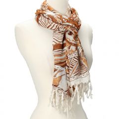 Brown Paisley Scarf