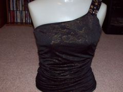 One Shoulder Tank Top Dress