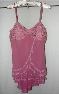 Tassel & Bead Crocheted Top