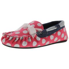 Pink & White Pollka Dots Moccasins 