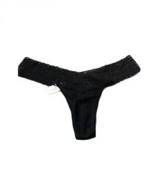 Black Lace Thong Panty