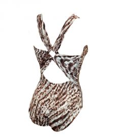 Animal Print One Piece Swimsuit