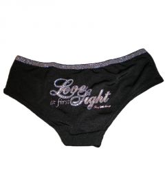 Black Cheeky Hiphugger Panty